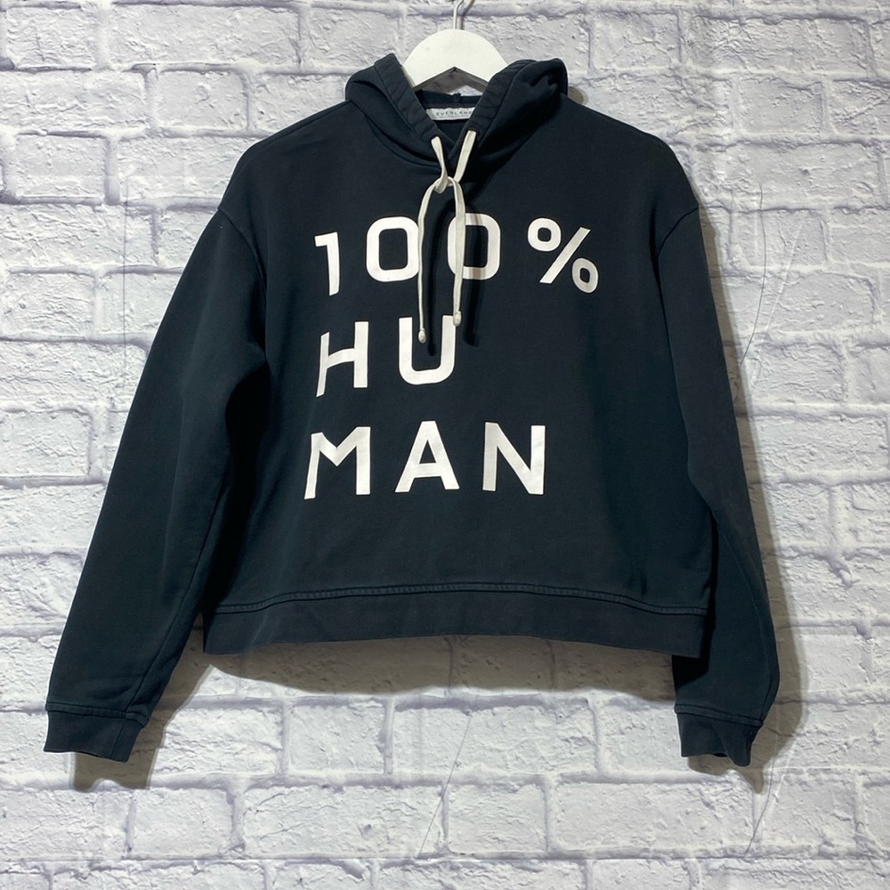 Everlane hoodie 100%human